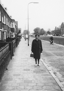 86594 Gezicht op de Willem Arntszkade te Utrecht met rechts het gedempte Zwarte Water.